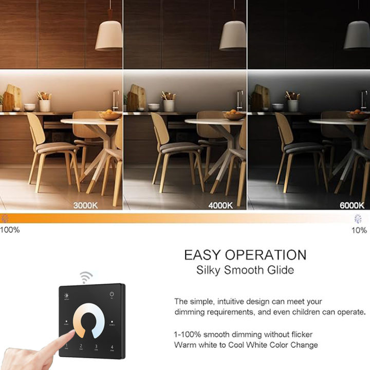 10M%2020M%20Tuya%20WiFi%20COB%20CCT%20Led%20Strip%2024V%20Dual%20White%20Room%20Light%202700-6500K%202.4G%20RF%20Dimming%20Touch%20Remote%20F%20Alexa%20%20SmartThings%20-%20Image%204