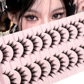 Eyelashes 10 Pairs Mange Lashes 3D Cat Eye Lashes Faux Mink Lashes Natural Fluffy False Eyelashes Wispy Makeup Tools. 