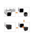 4-16Pcs Non-Slip Chair Leg Caps Rubber Square Floor Table Foot Cover Socks Pipe Plugs Furniture Leveling Feet Floor Protectors. 