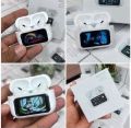 airpods pro with display ANC .ENC ,volume control ,gaming mode wireless earbuds -airpods -airdots airbuds bluetooth earbuds. 