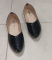 Ladies Black Shining Court shpes. 