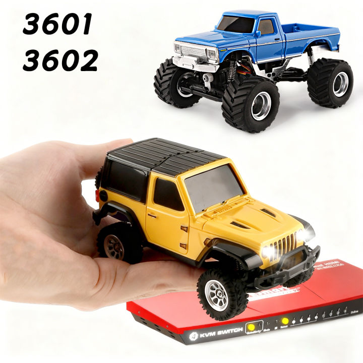 Jiabaile Mini Remote Controlled Car 3601 3602 1:36 Scale Rc Off-Road Vehicle 2.4ghz Rtr Electric Toy For Adults NEW