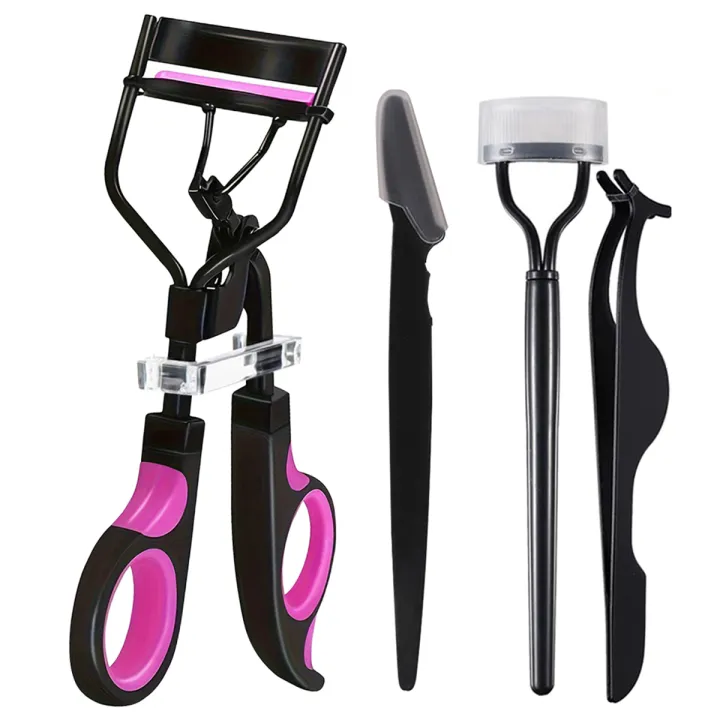 Eyelash%20Curler%20Set%20Lash%20Clip%20With%20Replacement%20Pads%20For%20Women%20Eyebrow%20False%20Eyelashes%20Multipurpose%20Face%20Razor%20Makeup%20Tools%20-%20Image%204