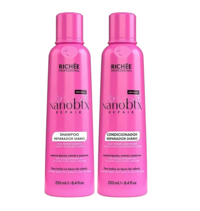 Richée Professional Nanobtx Repair Kit Shampoo And Conditioner 1000 ml