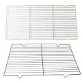1PCS Stainless Steel Mat Net Grid Shape Rectangle Grill Grilling Mesh Net BBQ Tools Square Barbecue Net Barbecue Stove Parts. 