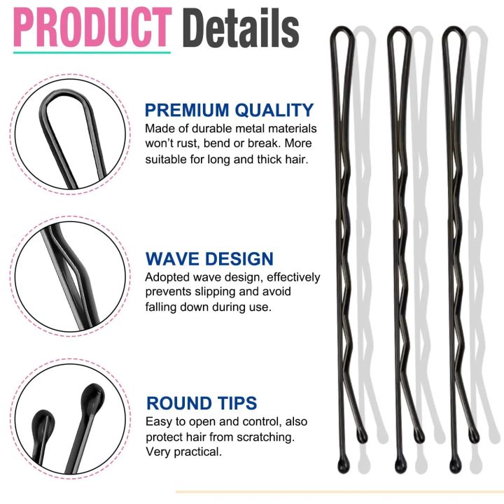 50-600pcs%20Black%20Straight%20Line%20Hair%20Clip%20U-shaped%20Needle%20Lady%20Hairpins%20Curly%20Wavy%20Grips%20Women%20Bobby%20Pins%20Styling%20Hair%20Accessories%20-%20Image%205