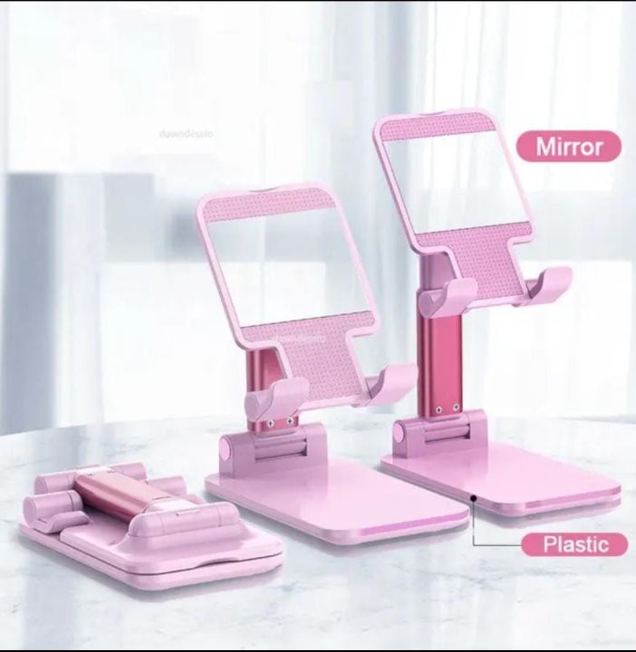 Mobile Stand – Foldable | Adjustable | Universal Mobile Stand | Flexible Mobile Holder | Adjustable Height | Premier Quality Product | Flexible Stand | Pocket Size | Easy to Carry Best for Study and Office Use Compatible with all size Mobiles (Homeducts)