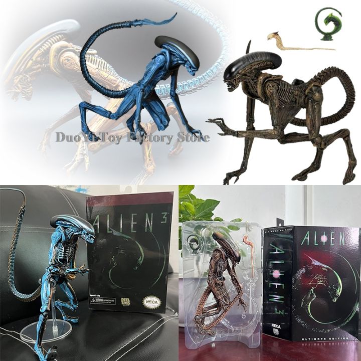 NECA Alien 3 Dog Alien Ultimate Edition Collection Action Figure Alien Blue Alien Xenomorph Predator Model Toy  18CM