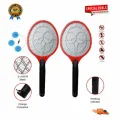 Rechargeable Mosquito Bat Fly Insect Killer Zapper GECKO Electronic Rechargeable Electric Racket (Mix Color). 