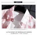 Men and Women's Short-Sleeved Printed Shirt, Casual Beach Clothes, Personality Thin Couple Tops, New. 