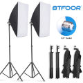 Professional Photography softbox Lighting soft box With Tripod E27 Photographic Bulb Continuous Light System for Photo studio. 