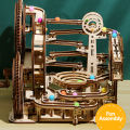 3d Wooden Puzzle Building Model Kits Marble Runs Mechanical Puzzles Self Assembly Toy STEAM Educational Toys for Teen  . 