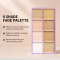 Concealer Palette Waterproof Long-lasting Foundation Matte Moisturizing Lightweight Breathable Look Multi-shade Concealer Disk. 