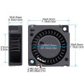 30x30x10mm Mini Radial Blower Fan DC 5V/12V/24V 30mm 3010 Turbo Blower Cooling Fan 2Pin 3CM 3D Accessories Printer Cooler Fan. 