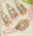 Charming Hyderabadi Choker Patti Set with Big Earrings & Tikka for Women and Girls – New Antique Design. 