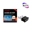 Tenda WIFI Receiever W311MI-V6 AX300 Wi-Fi 6 Wireless Nano USB Adapter - (Black). 