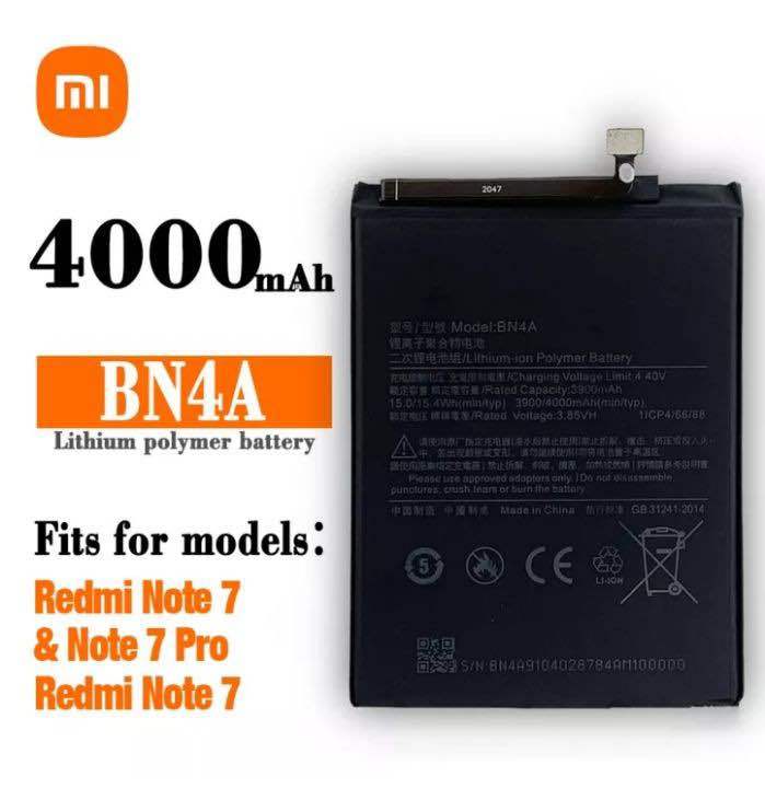 Redmi BN4A Battery Replacement Battery BN4A for Xiaomi Redmi Note 7 Pro