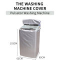 Washing Machine Cover Polyester Waterproof Top Load Laundry Dryer Cover Sunscreen Silver Coating Dustproof Cover. 
