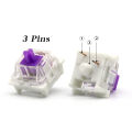 Outemu Switch for Keyboard 3Pin Linear Tactile Clicky Silent Switches for Mechanical Keyboards Gray White Red Blue Gaming Switch. 