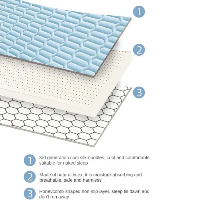Cool%20Feeling%20Mattress%20Cover%20Single/Double/Queen%20Bed%20Sheet%20Summer%20Cool%20Pad%20Mat%20Elastic%20Band%20Four%20Corners%20Bedspreads%20-%20Image%203