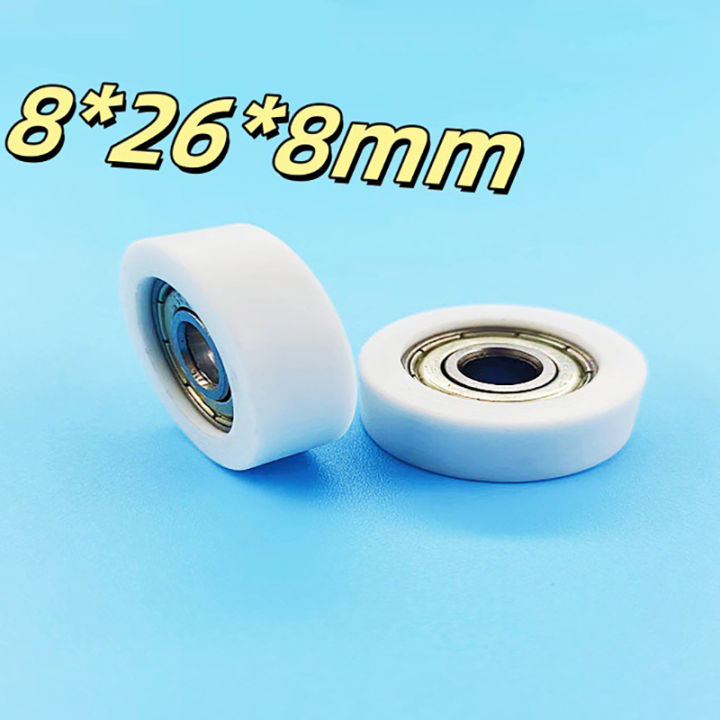 %E3%80%90Peace%E3%80%911pcs%208*26*8mm%20%20Covered%20Small%20Wheels,%20608ZZ%20Bearings,%20Flat%20Rollers,%20POM%20%20Covered%20Plastic%20Pulley%20Bearings%20-%20Image%203