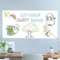 "Whiteboard Sticker Sheet (6x1.3 ft) with Restickable Adhesive and Piano Marker". 