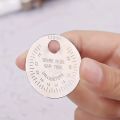 1PC 0.6-2.4mm Range Coin-Type Spark Plug Gage Gap Tool Feeler Spark Plug Gap Measurement Tool. 