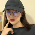Anti-blue Light Optical Glasses Unisex Retro Ultra-light Large Square Frame Eyewear. 