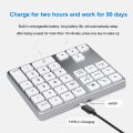 2025 New Universal Numeric Keypad For iPad Android  laptop Phone Tablet PC and 2.4G Bluetooth Keyboard Rechargeable Numpad. 