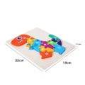 3D Puzzles Dinosaur Animal Vehicle Wood Jigsaw Puzzle Game Kids Learning Montessori Educational Toys Baby Wooden Toys. 