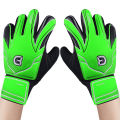 1 pair Non-Slip Soccer Goalie Gloves with Double Wrist Protection. 