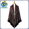 Sindhi Ajrak | Traditional Maroon Ajrak Shawl. 