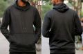 Black Hoodie, premium quality solid black hoodie, sweater, winter mens jacket.