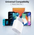 20W PD Charger Power Adapter EU Plug For iphone 14 13 mini Pro Max Type C fast charger for Apple Cable for iPhone 8 Plus X XS 11 12. 