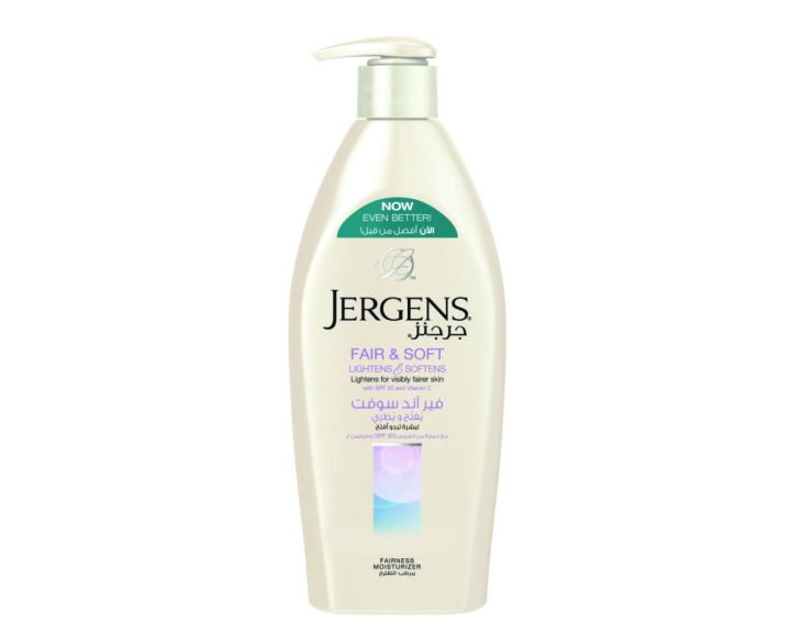 Jergens Body lotion Fair and Soft 400ml for fairness