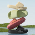 Thick Bottom Cloud Slippers Women Fashion Letter Print Platform Sandals Woman 2025 Comfortable Soft Sole Beach Pillow Slides. 