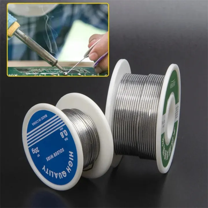 30g 50g 100g Per Roll High Purity Soldering Wire Dia 0.8/1mm Mixed Tin ...