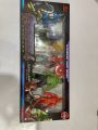 Avengers Five Super Hero Hulk Spider Man Toy Foldable Body. 