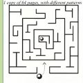 1pc Brain-Boosting Maze Training Book - Engaging Concentration Puzzles for Youngsters, Ideal Educational Gift for Halloween . 