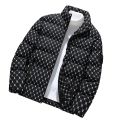 Autumn/Winter Fashion Trend Printed Large Size Coat Men's Casual Relaxed Comfortable High Quality Cotton-Padded Jacket. 