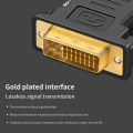 DVI to VGA Adapter DVI-I Male 24+5 pin to VGA Female Adapter Converter 1080P Video Graphics Card Converter For HDTV PC Projector.