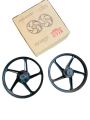 Motorcycle Honda cg125 self/ classic  Alloy rims ( Big hub / imported quality black Trs black polished wheel rims ). 