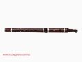 Brown Tika Wooden Carved Nepali Flute. 