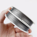 JHNBY 0.3~1.0mm Thin Stainless Steel Wire Beading Rope Cord Thread String For DIY Necklace Bracelets Jewelry Making DIY Findings. 