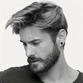 4-14 Pairs Earrings For Men, Black Earrings Mens Earrings, Stainless Steel Stud Earrings For Women Huggie Hoop Earrings Set. 