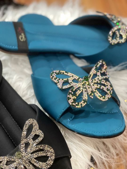 Stylish Flat Slide | ladies Sandal