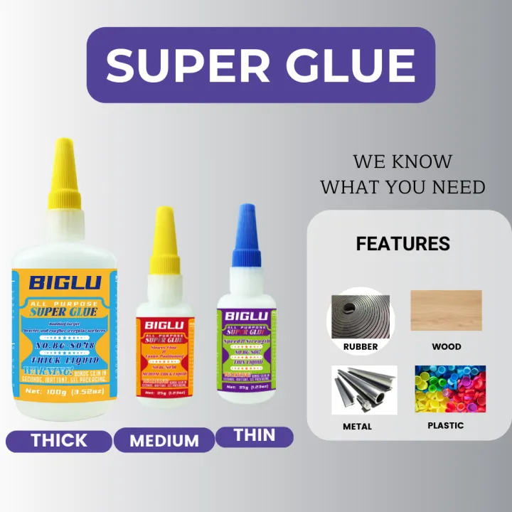 General%20Purpose%20Thin%20Medium%20Thick%20Liquid%20Super%20Glue%20Premium%20CA%20Adhesive%20Quick-Bonding%20for%20PVC%20Wood%20Metal%20Plastic%20and%20More%20-%20Image%205