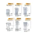 076. Pioneer pn411s pn411 pn412 pn421 pn448 pn453 clear Edition round water jug with lid. 