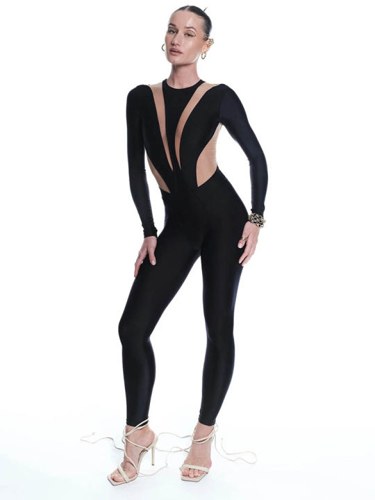 Huhugirl%20%20Mesh%20Patchwork%20Rompers%20Women%20Jumpsuits%20Fashion%20O%20Neck%20Long%20Sleeve%20Skinny%20Black%20Jumpsuits%20Female%20One%20Piece%20Overalls%20-%20Image%206