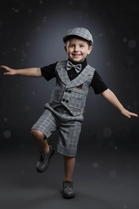 Summer%20friendly%20new%20demanding%20five%20piece%20party%20dress%20combo%20set%20for%20kids%20(%20half%20shirt%20+%20half%20pant%20+%20vest%20+%20bow%20tie%20)%20-%20Image%204